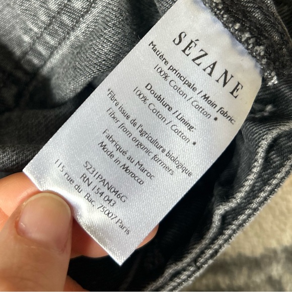 Sezane brut sexy black jeans - Picture 8 of 13
